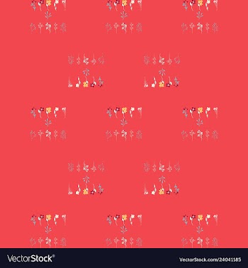 Floral seamless pattern vector image