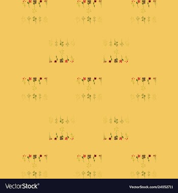 Floral seamless pattern vector image