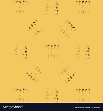Floral seamless pattern vector image