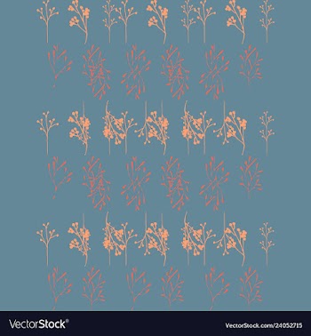 Floral seamless pattern vector image