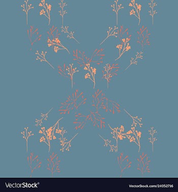 Floral seamless pattern vector image