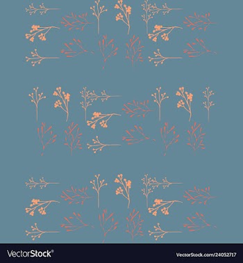 Floral seamless pattern vector image