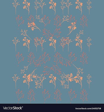 Floral seamless pattern vector image
