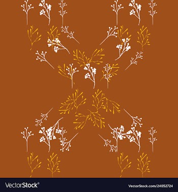 Floral seamless pattern vector image