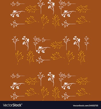 Floral seamless pattern vector image