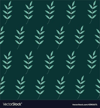 floral seamless pattern with leaves and branches