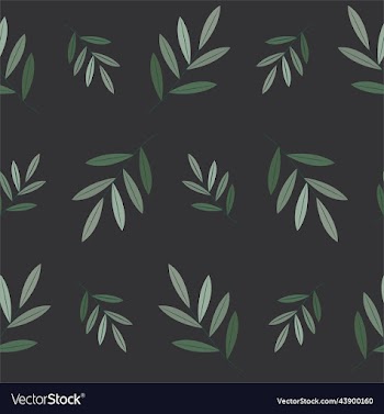 floral seamless pattern with leaves and branches