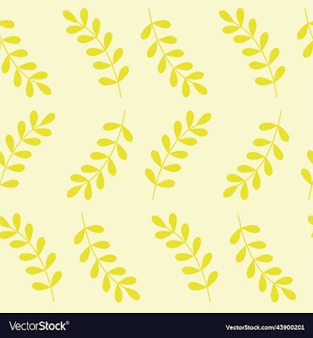 floral seamless pattern with leaves and branches