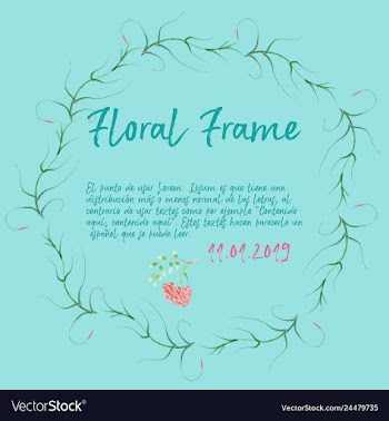 Floral set colorful floral collection with leaves vector image