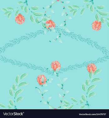 Floral set colorful floral collection with leaves vector image