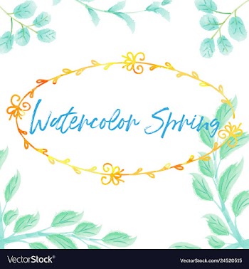 Floral set colorful floral collection with leaves vector image