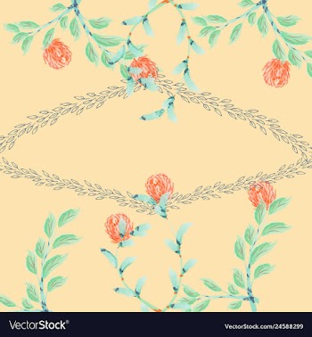 Floral set colorful floral collection with leaves vector image