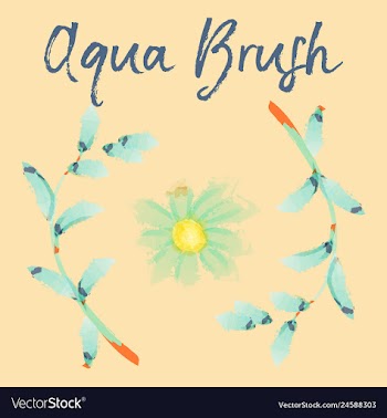 Floral set colorful floral collection with leaves vector image