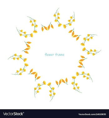 Floral setcolorful purple floral collection with vector image