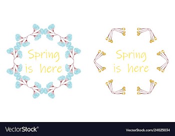 Floral setcolorful purple floral collection with vector image