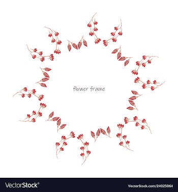 Floral setcolorful purple floral collection with vector image