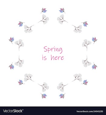 Floral setcolorful purple floral collection with vector image
