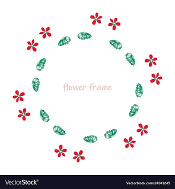 Floral setcolorful purple floral collection with vector image