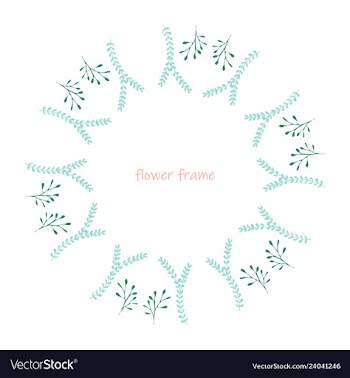 Floral setcolorful purple floral collection with vector image
