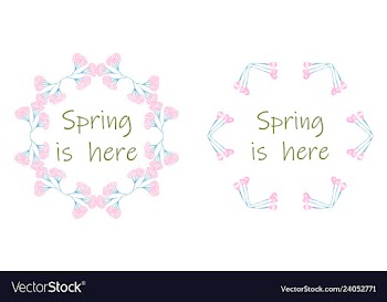 Floral setcolorful purple floral collection with vector image