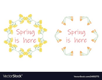 Floral setcolorful purple floral collection with vector image
