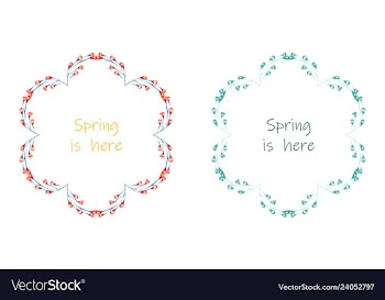 Floral setcolorful purple floral collection with vector image