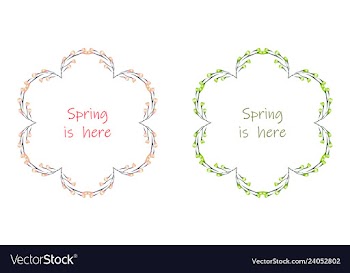 Floral setcolorful purple floral collection with vector image