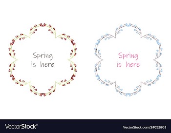 Floral setcolorful purple floral collection with vector image