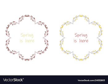 Floral setcolorful purple floral collection with vector image