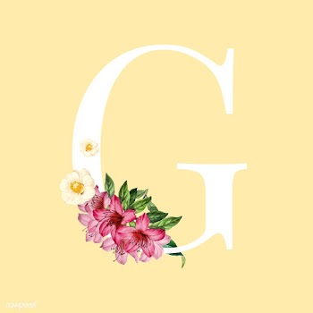 Floral styled letter G typography | Free stock vector - 564276