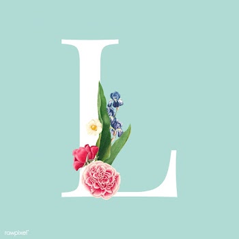 Floral styled letter L typography | Free stock vector - 564346