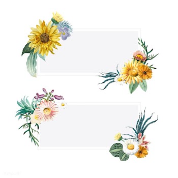 Floral summer banners | Free stock vector - 544945