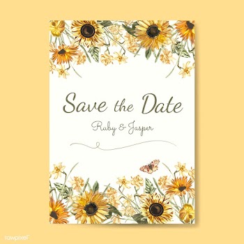 Floral themed invitation designs | Free stock vector - 501002