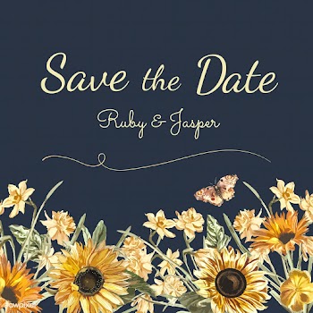Floral themed invitation designs | Free stock vector - 501024
