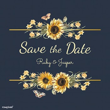 Floral themed invitation designs | Free stock vector - 501026