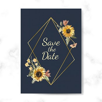 Floral themed invitation designs | Free stock vector - 501032
