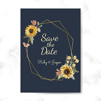 Floral themed invitation designs | Free stock vector - 501039