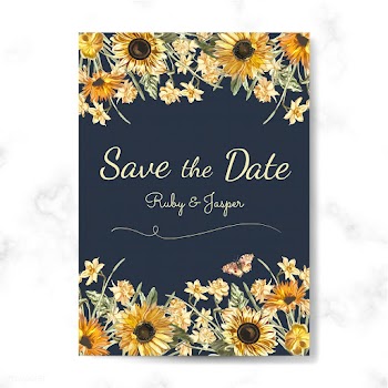Floral themed invitation designs | Free stock vector - 501040