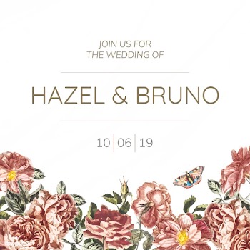 Floral themed invitation designs | Free stock vector - 501087
