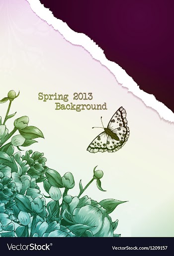 Floral vector image
