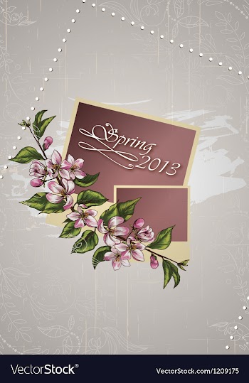 Floral vector image