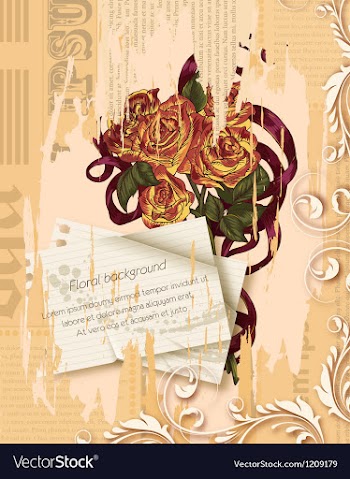 Floral vector image