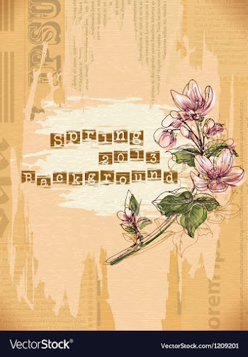 Floral vector image