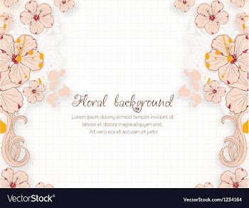 Floral vector image