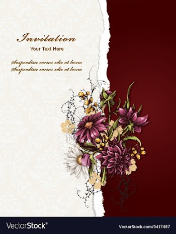 Floral vector image