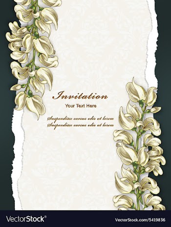 Floral vector image