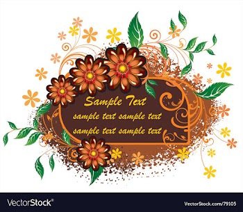 Floral vector image
