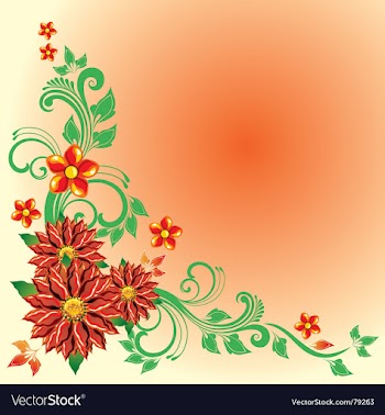 Floral vector image