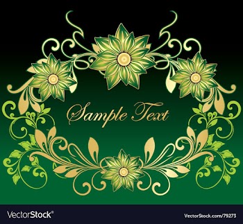Floral vector image