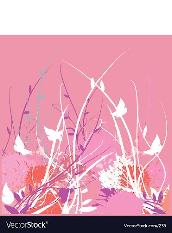 Floral vine garden vector image